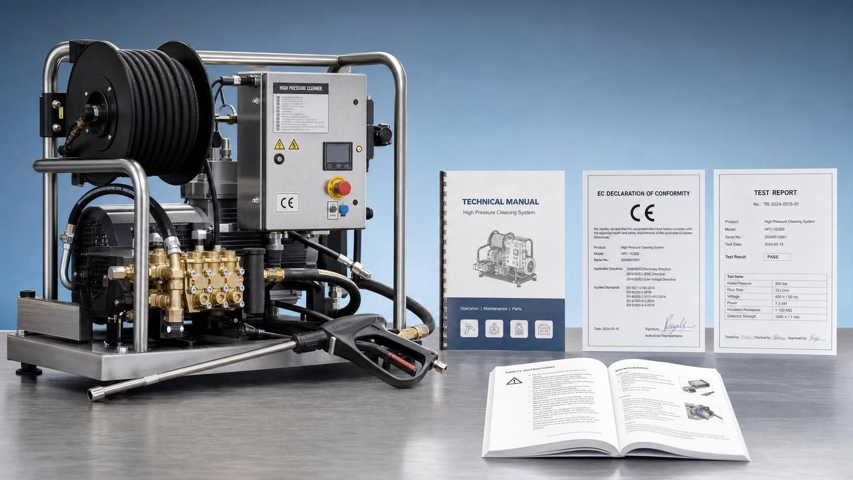 How to Verify CE Compliance for High-Pressure Drainage Cleaners Before Importing