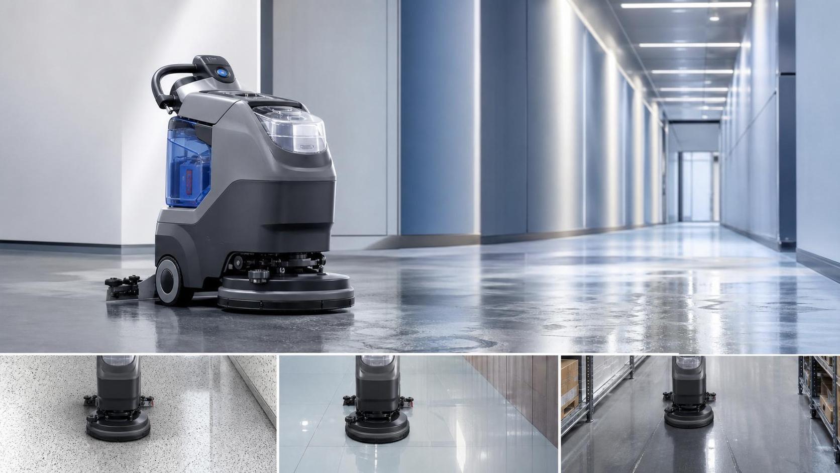 Compact Electric Floor Scrubbers: How to Choose Battery Size, Tank Capacity, and Brush Type