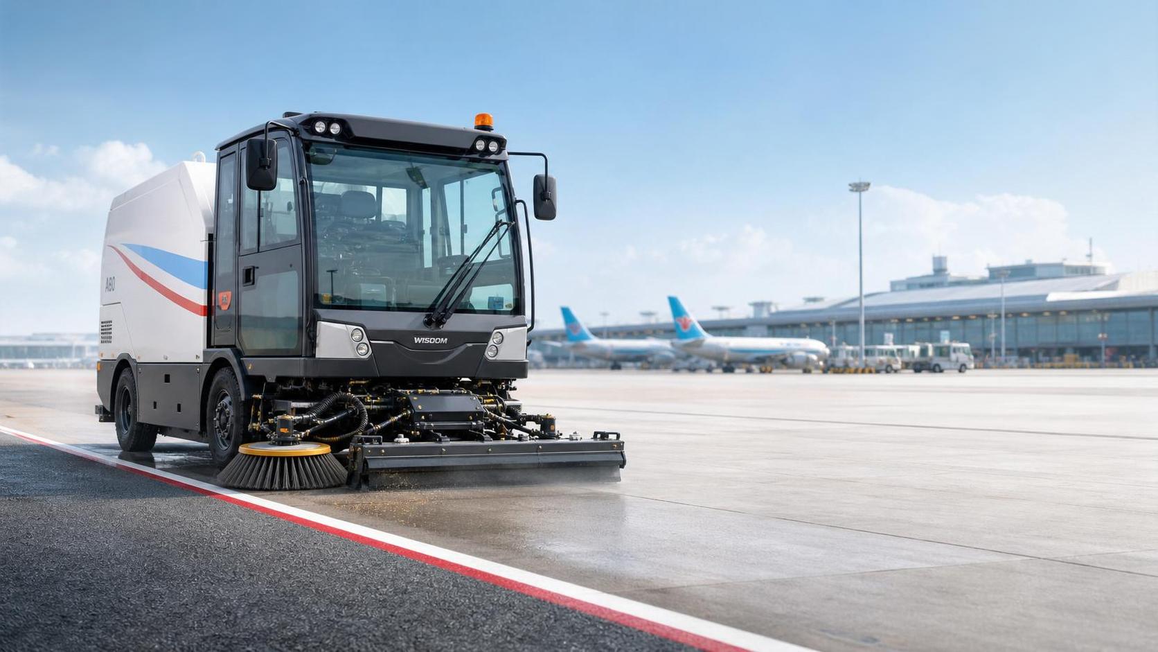 Why Airports Use Street Sweepers: Runway, Apron, and Terminal Road Cleaning Needs