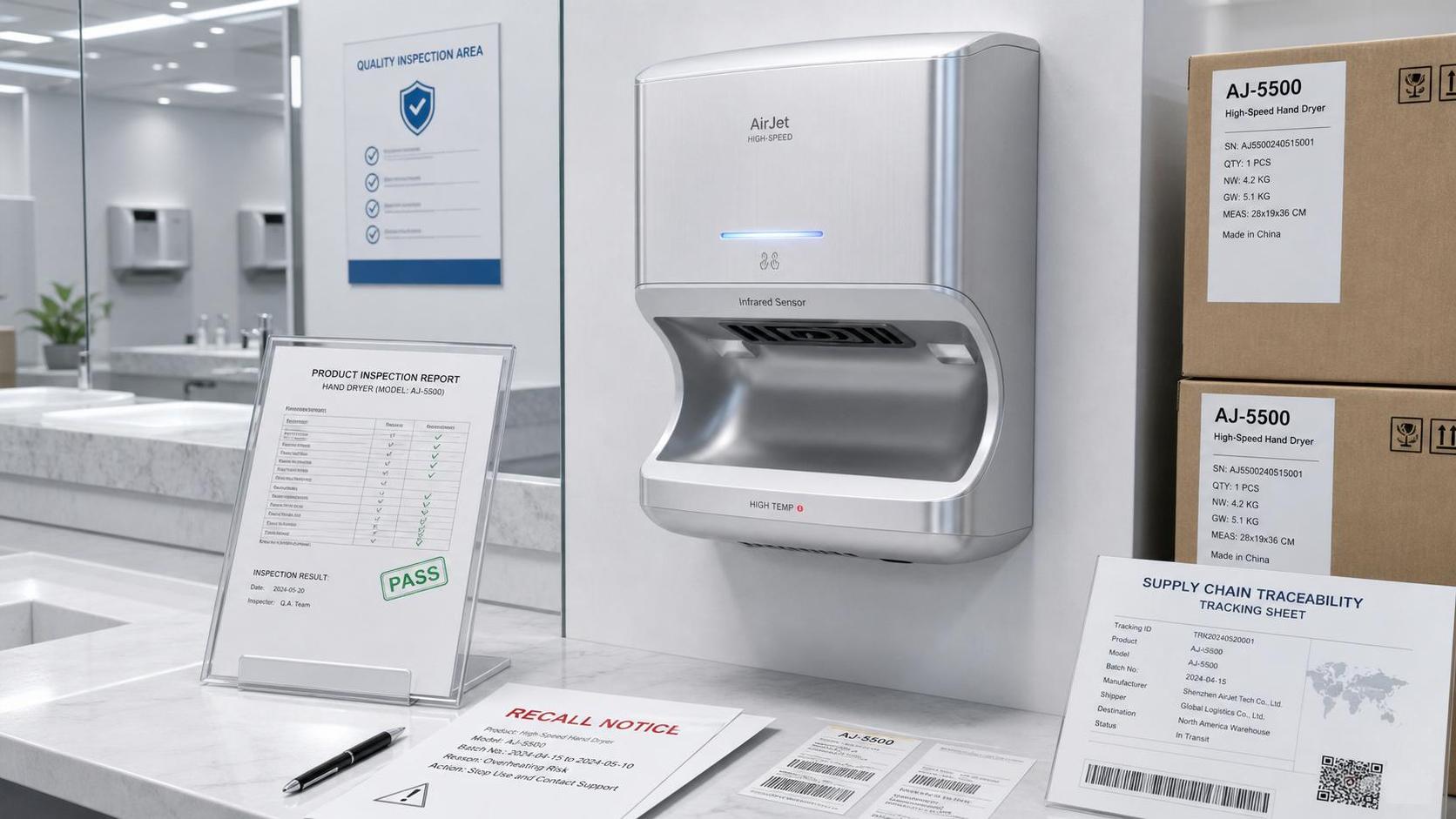 CPSC Alert Triggers Voluntary Recall of Jet Hand Dryers