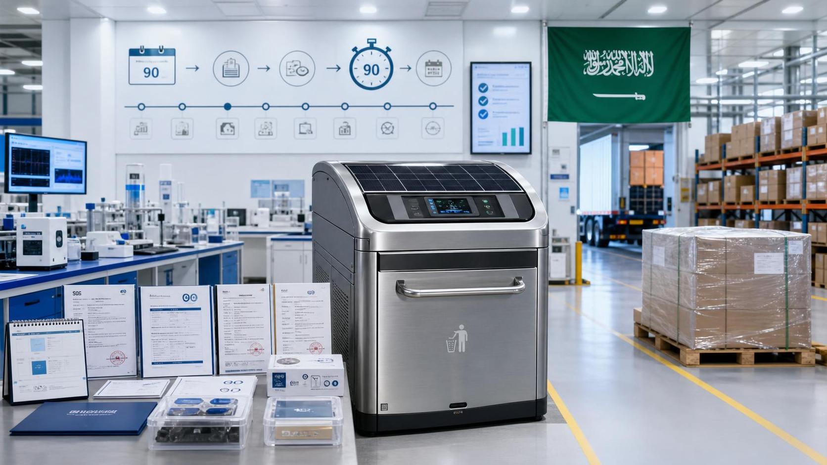 SASO Cuts Bin Certification Transition to 90 Days