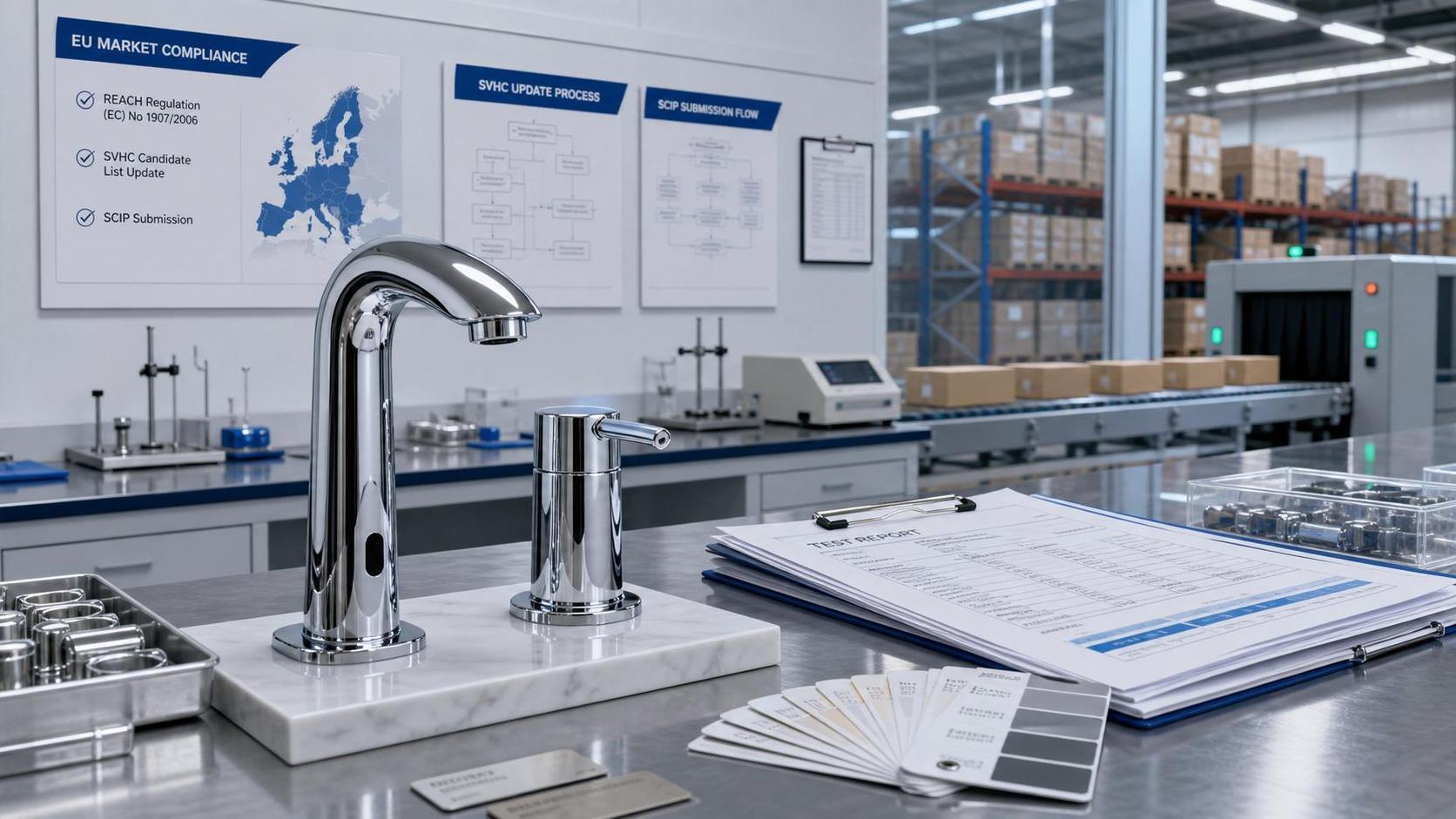 EU REACH SVHC Update Puts Nickel-Plated Sensor Faucets on Notice
