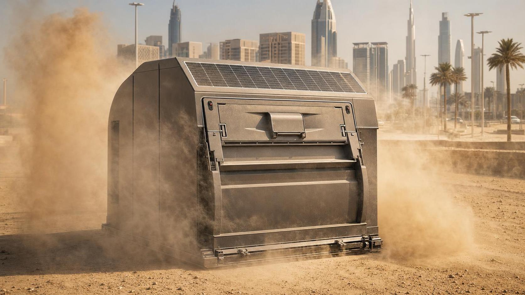 Saudi SASO Adds IP6X Dust-Storm Test for Solar Compacting Bins