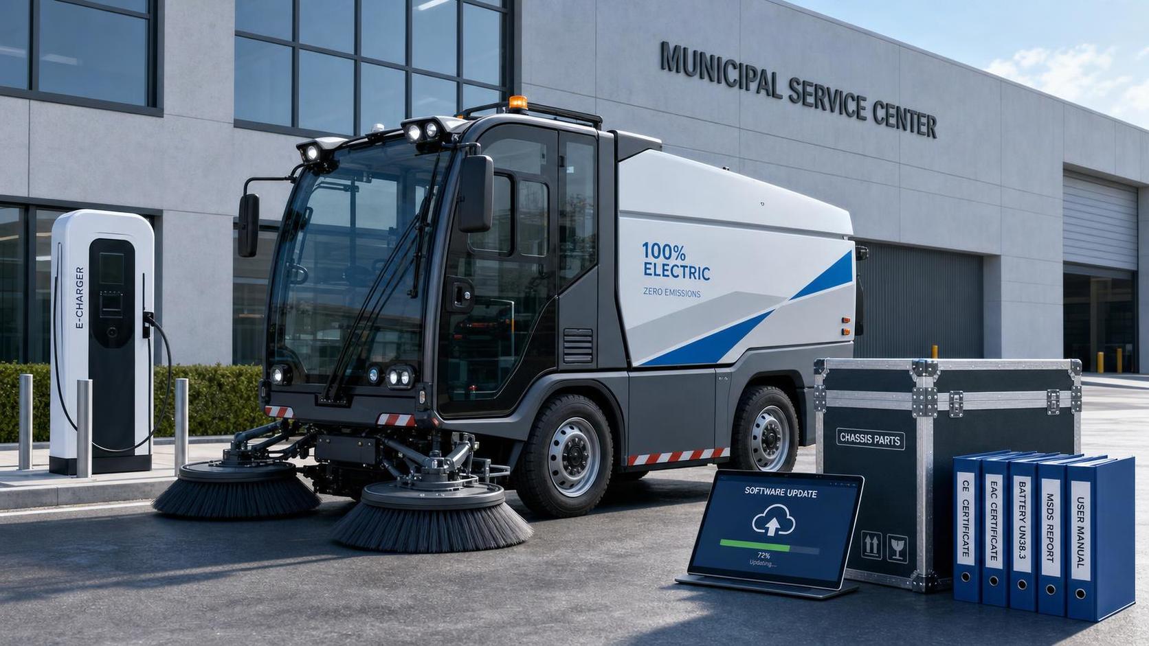EU Rule Takes Effect for EV Street Sweepers