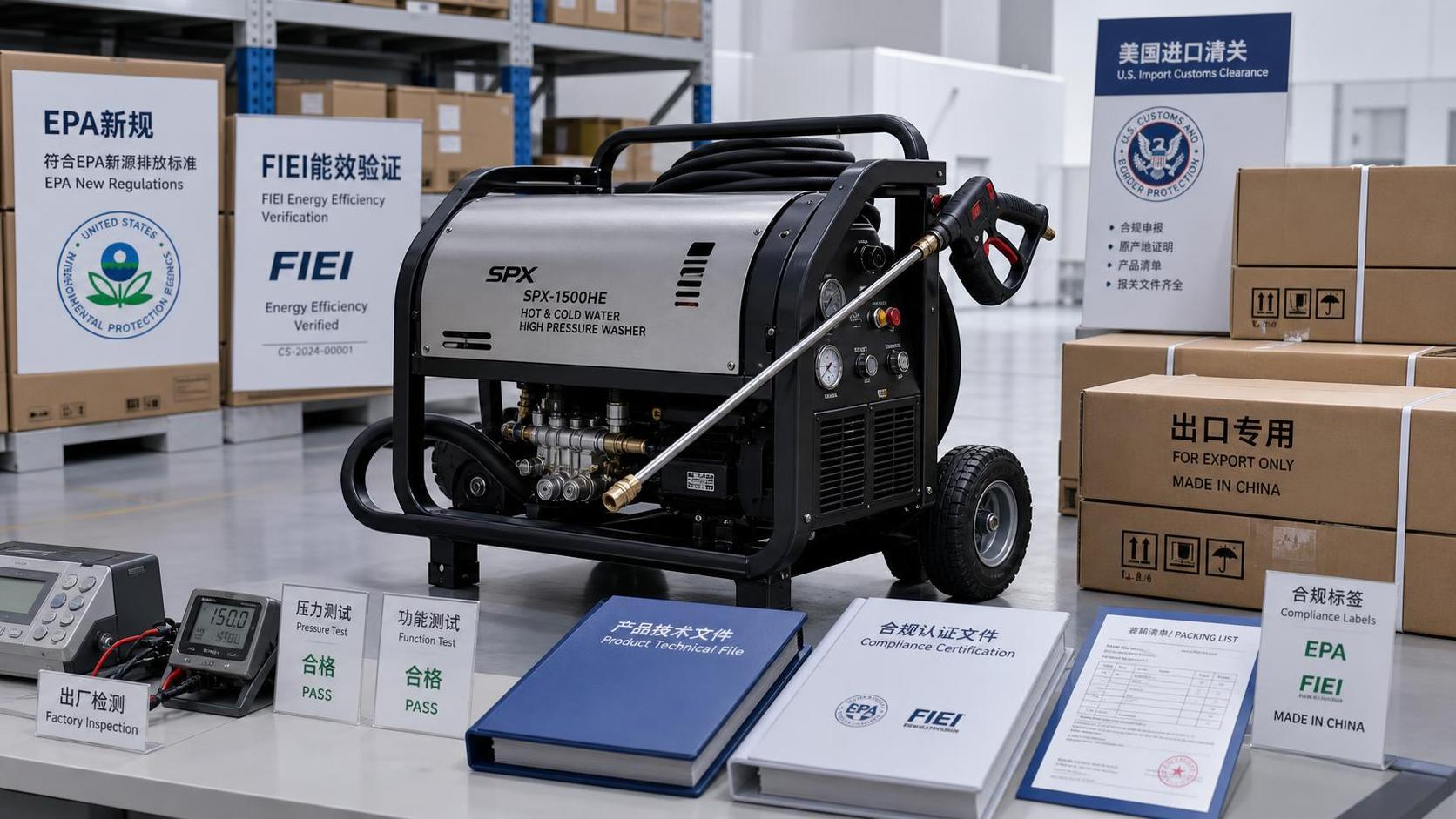 EPA Rule Takes Effect for Imported Pressure Washers