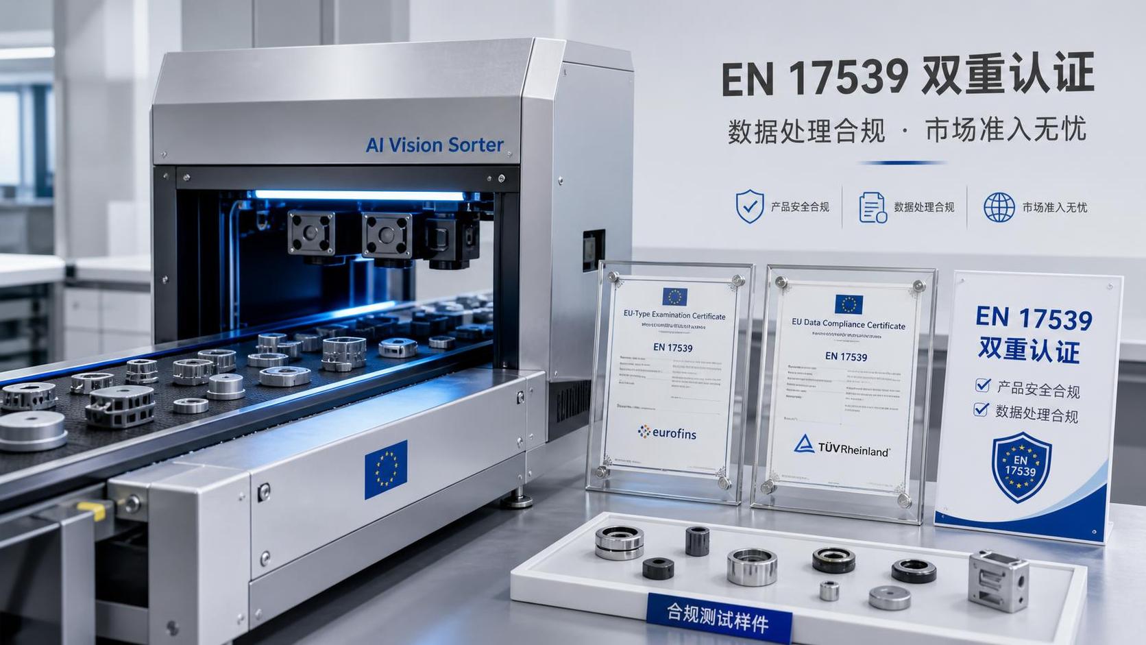 EU Rule Takes Effect: EN 17539 Dual Certification for AI Sorting