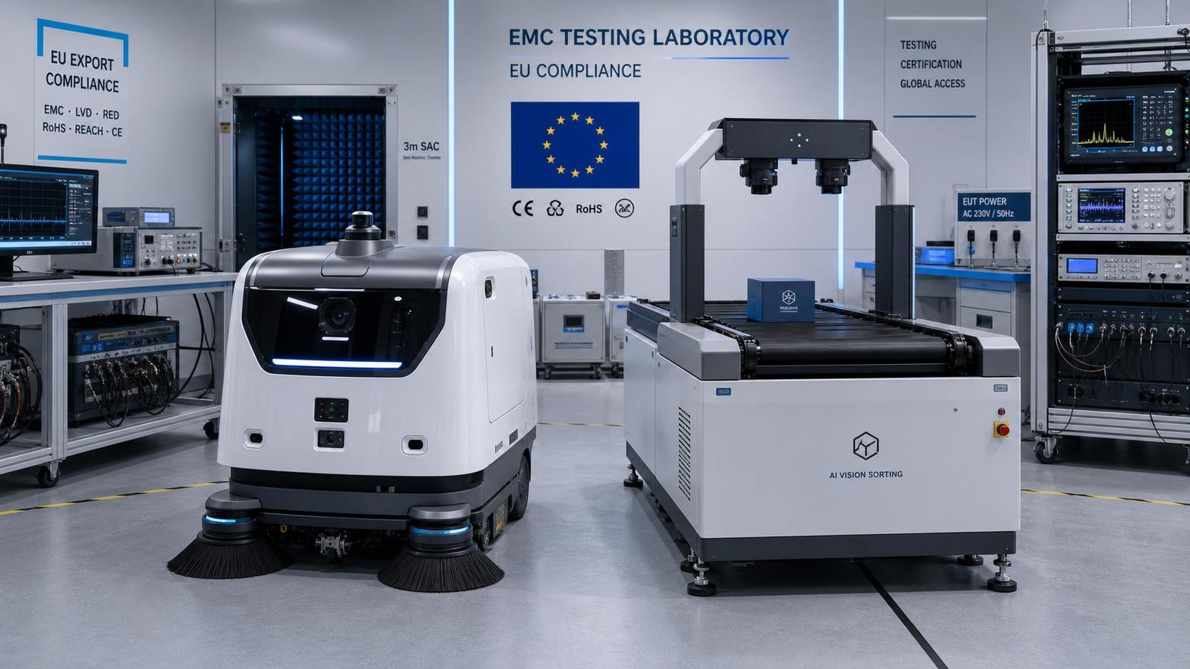 EU CE-EMC Rule Takes Effect for Smart Sanitation Robots