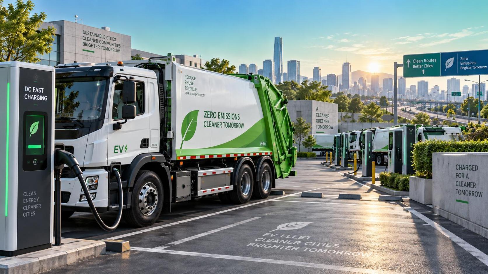 How Cities Can Specify Zero-Emission Garbage Trucks for Route and Charging Needs