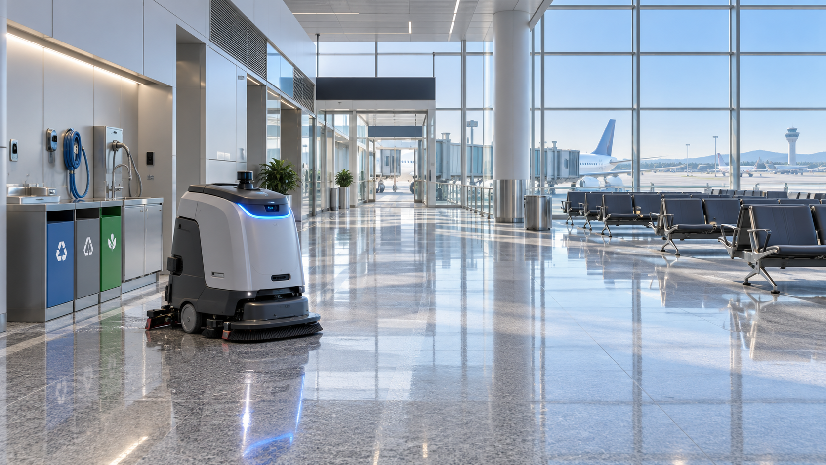 Planning Airport Sanitation Infrastructure for Peak Passenger Flow and 24/7 Operations