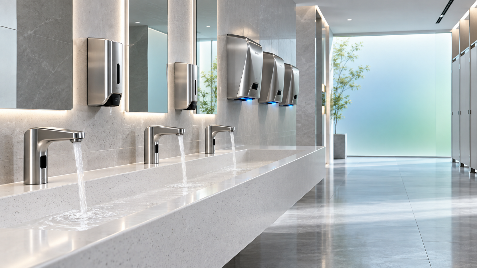 Touch-Free Hygiene Solutions for High-Traffic Restrooms: What to Specify