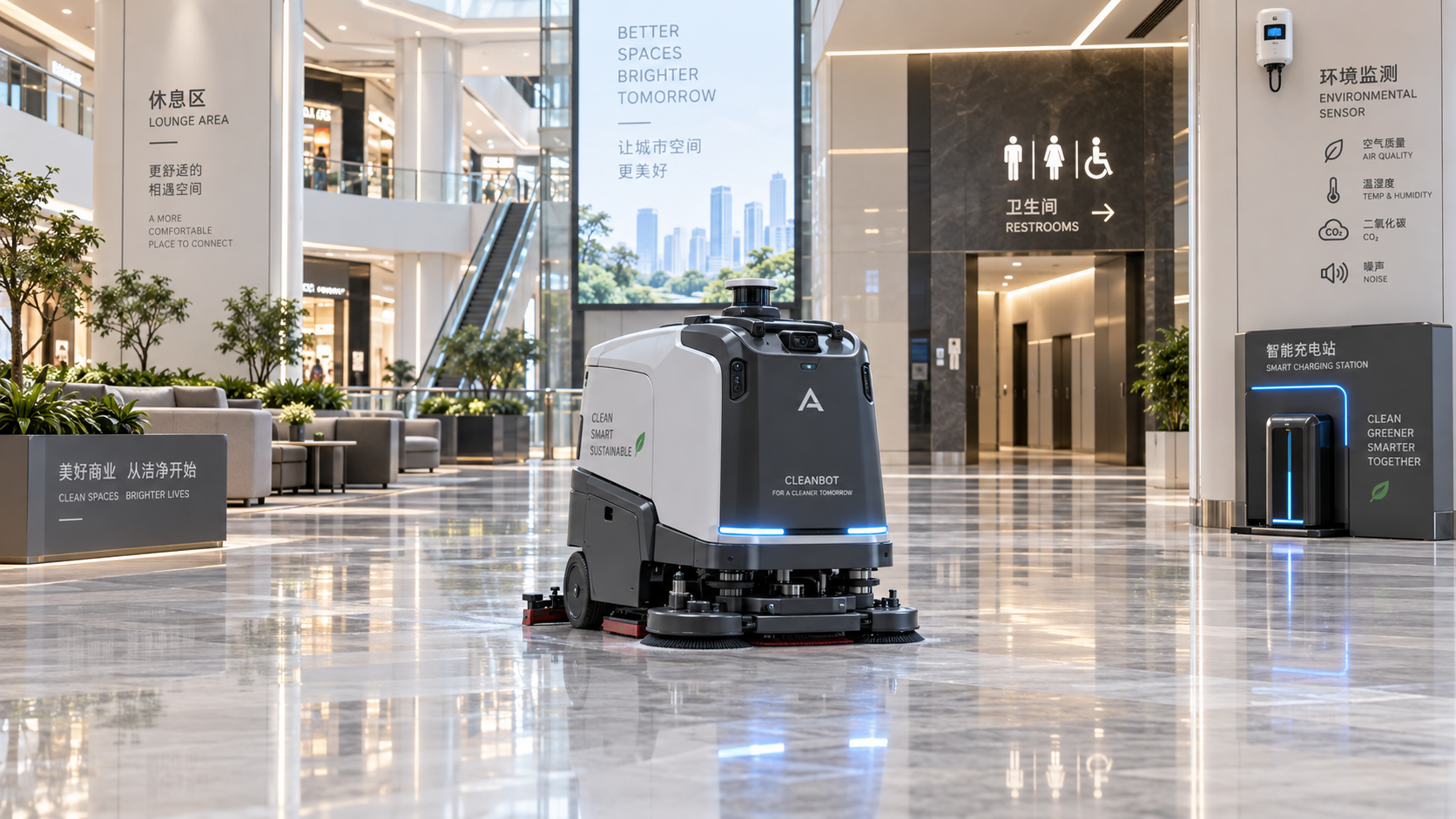 What smart facility management changes in day-to-day cleaning budgets