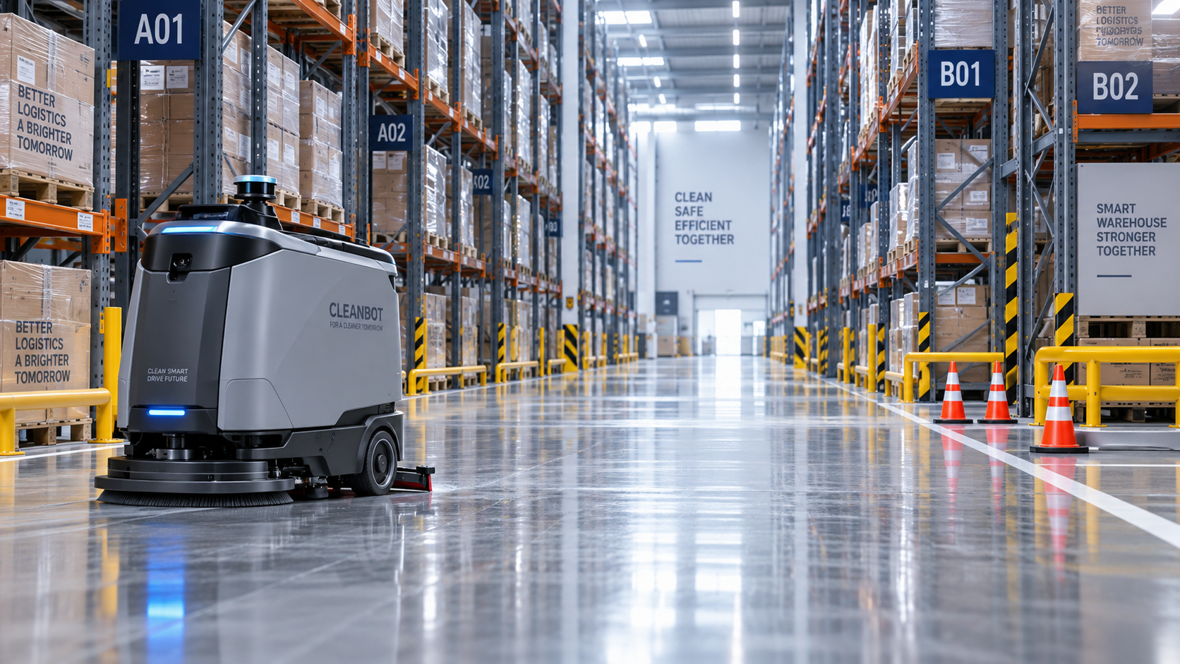 How to Plan Commercial Floor Scrubbing for High-Traffic Warehouse Aisles