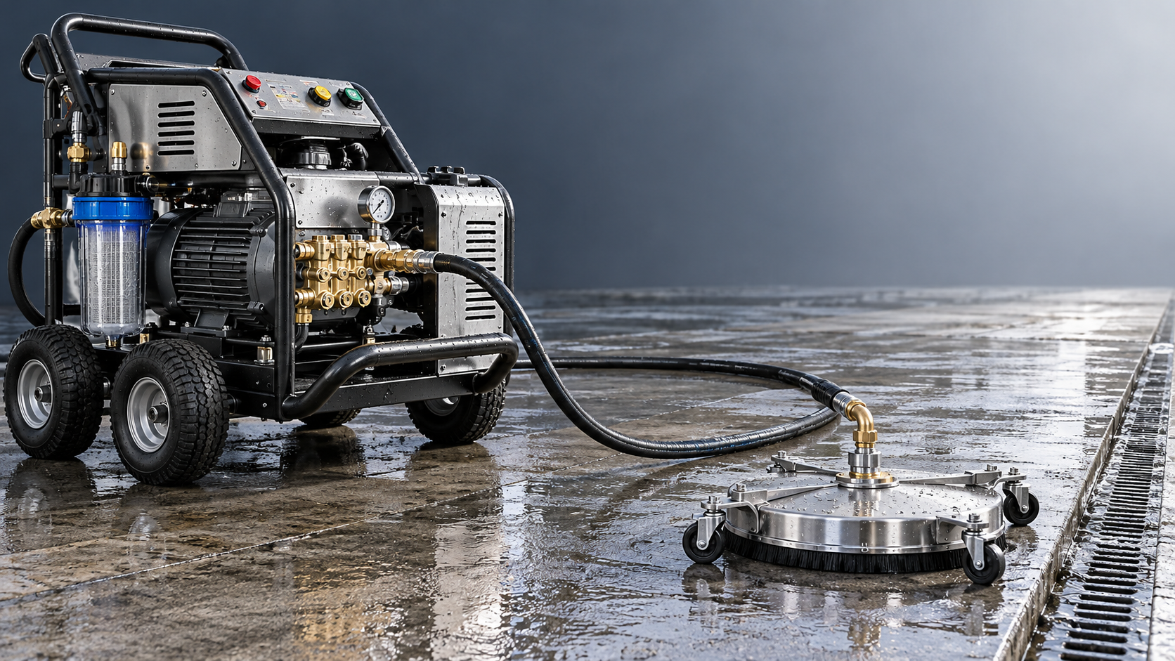 300-Bar Pressure Washers: Choosing Flow Rate for Industrial Cleaning