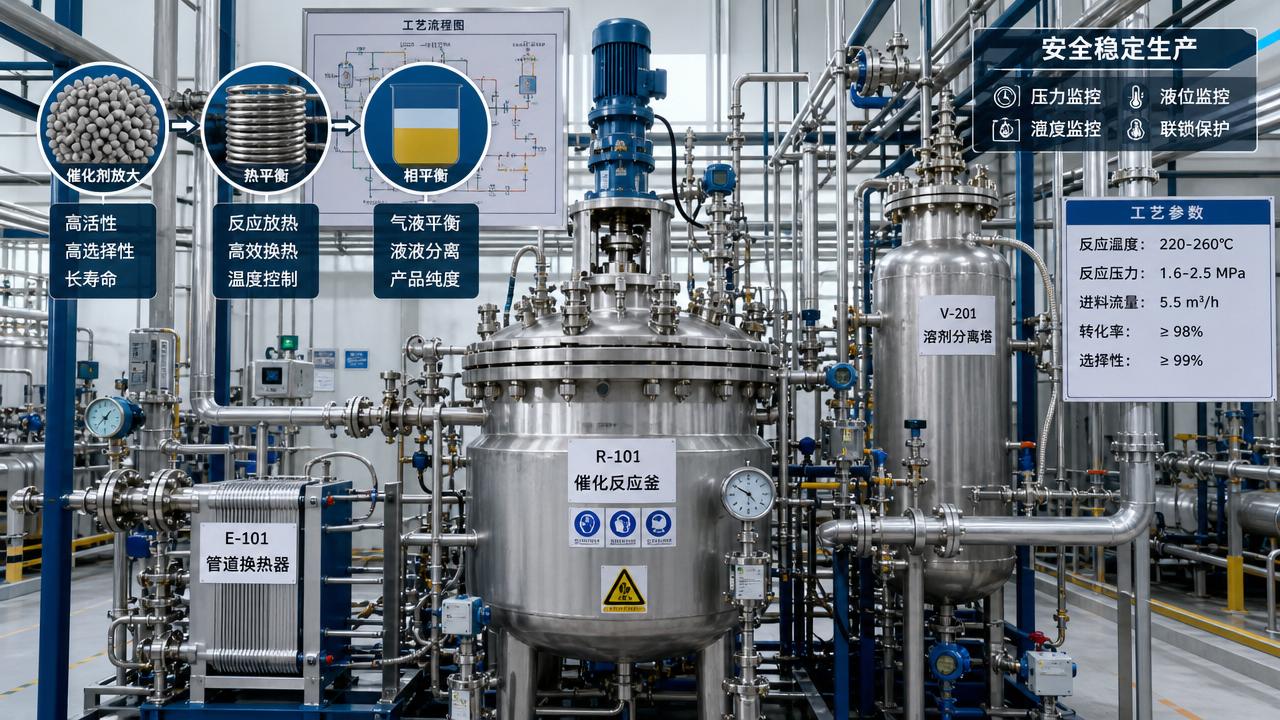 Chemical Reaction Thermodynamics for Catalyst Scale-Up