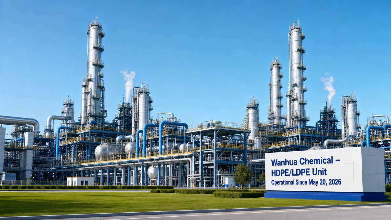 Wanhua Chemical HDPE/LDPE Units Restarted on May 20