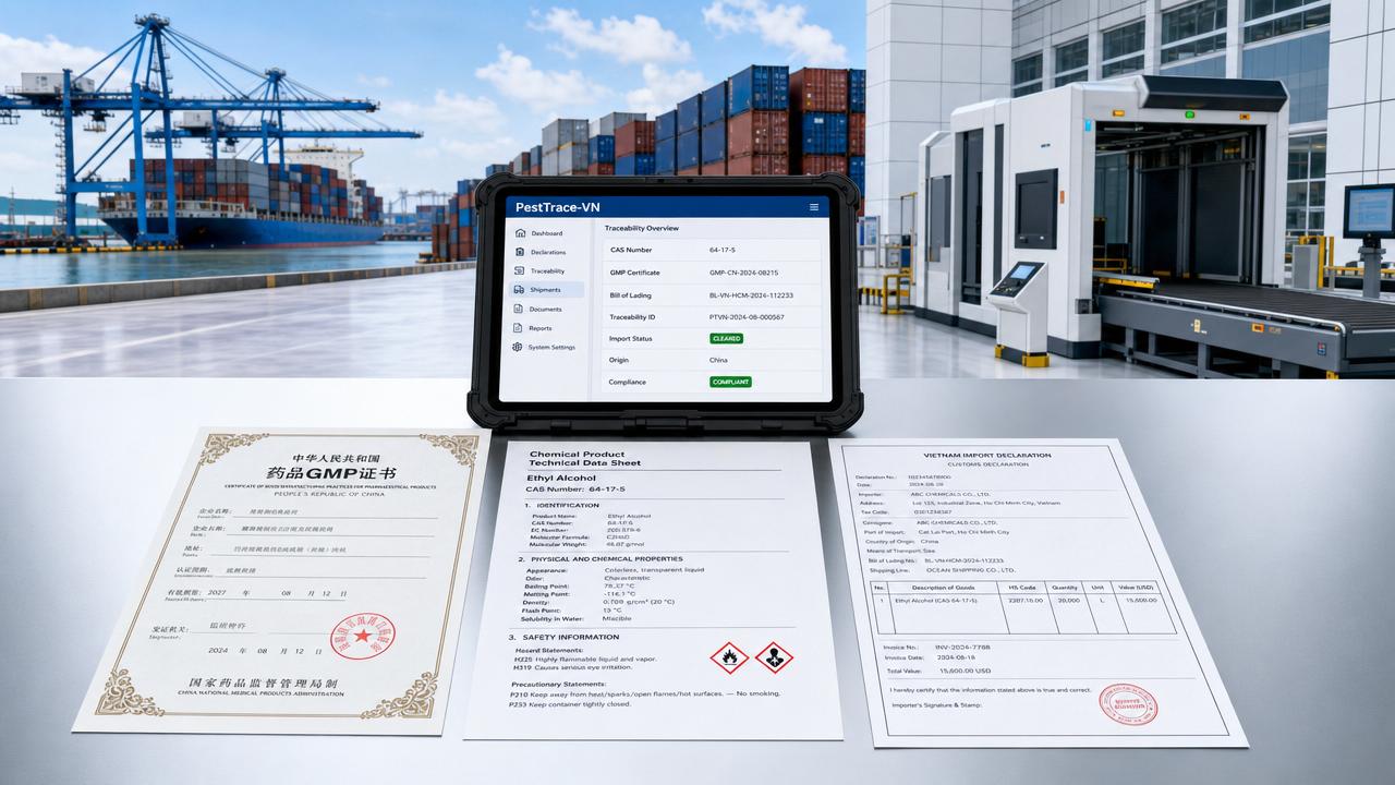 Vietnam Launches Pesticide Technicals Import Traceability System