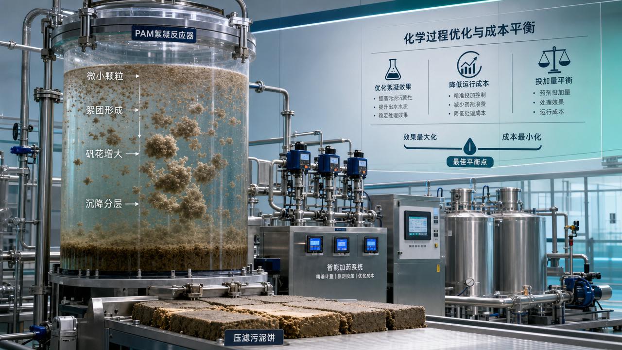Chemical Process Optimization in PAM Flocculants: Cost vs. Dosage Balance