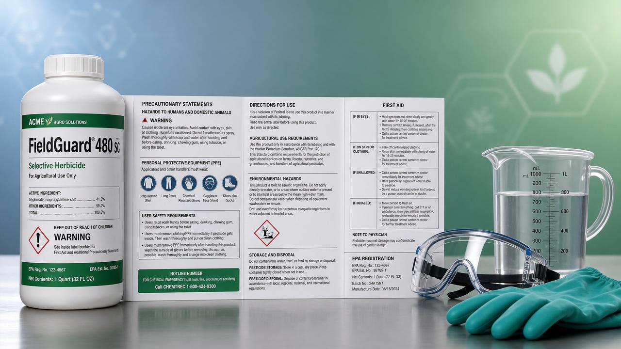 EPA Registered Pesticides: Label Risks to Check Before Use