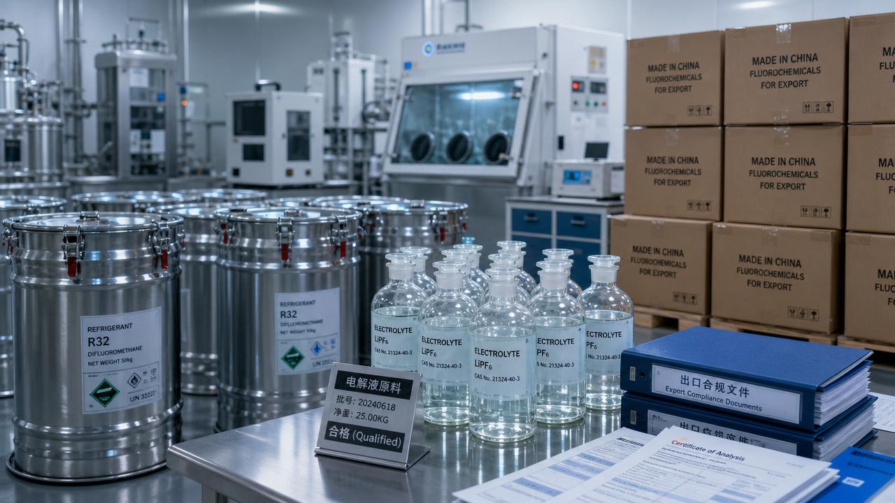 China Ends LiPF6 Rebates for Fluorochemical Exports