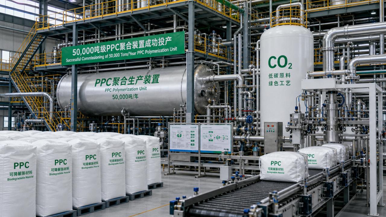 Lanhong Starts 50,000-Ton CO₂-Based PPC Output