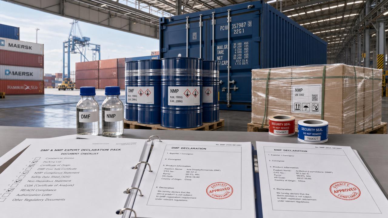 China Customs Tightens DMF and NMP Export Filing