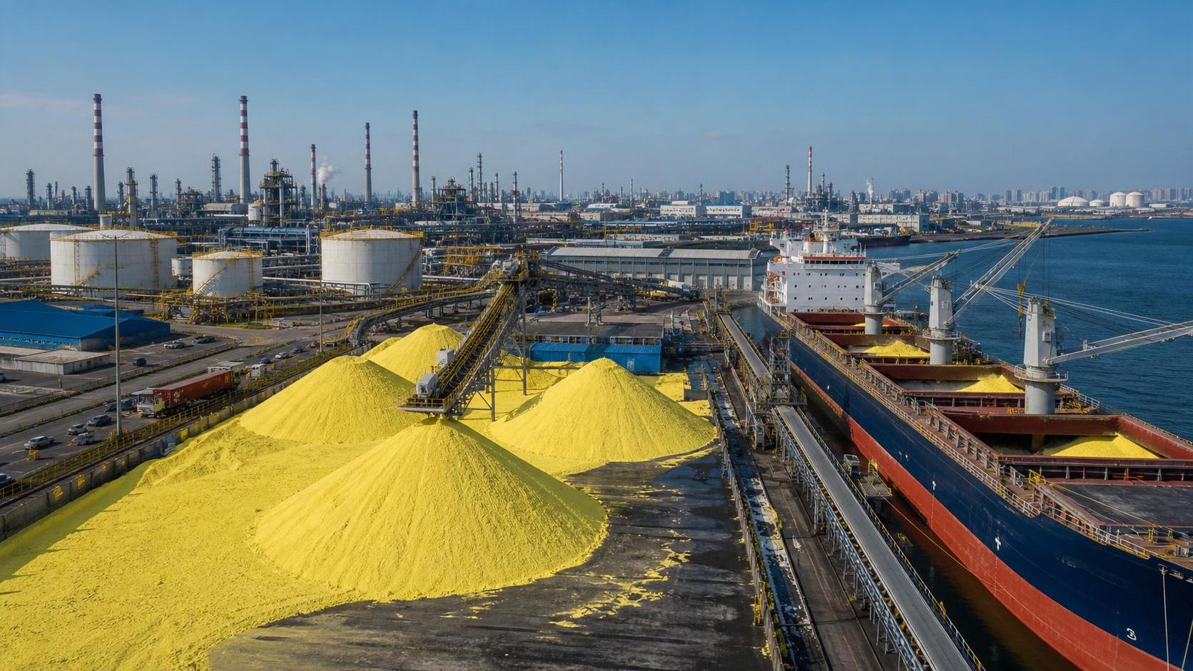 Russia Extends Sulfur Export Ban, Tightening Global Supply