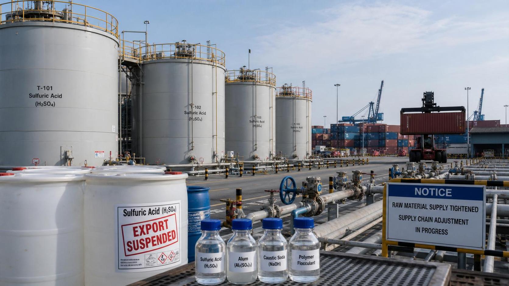 China Halts Sulfuric Acid Exports Through Year-End
