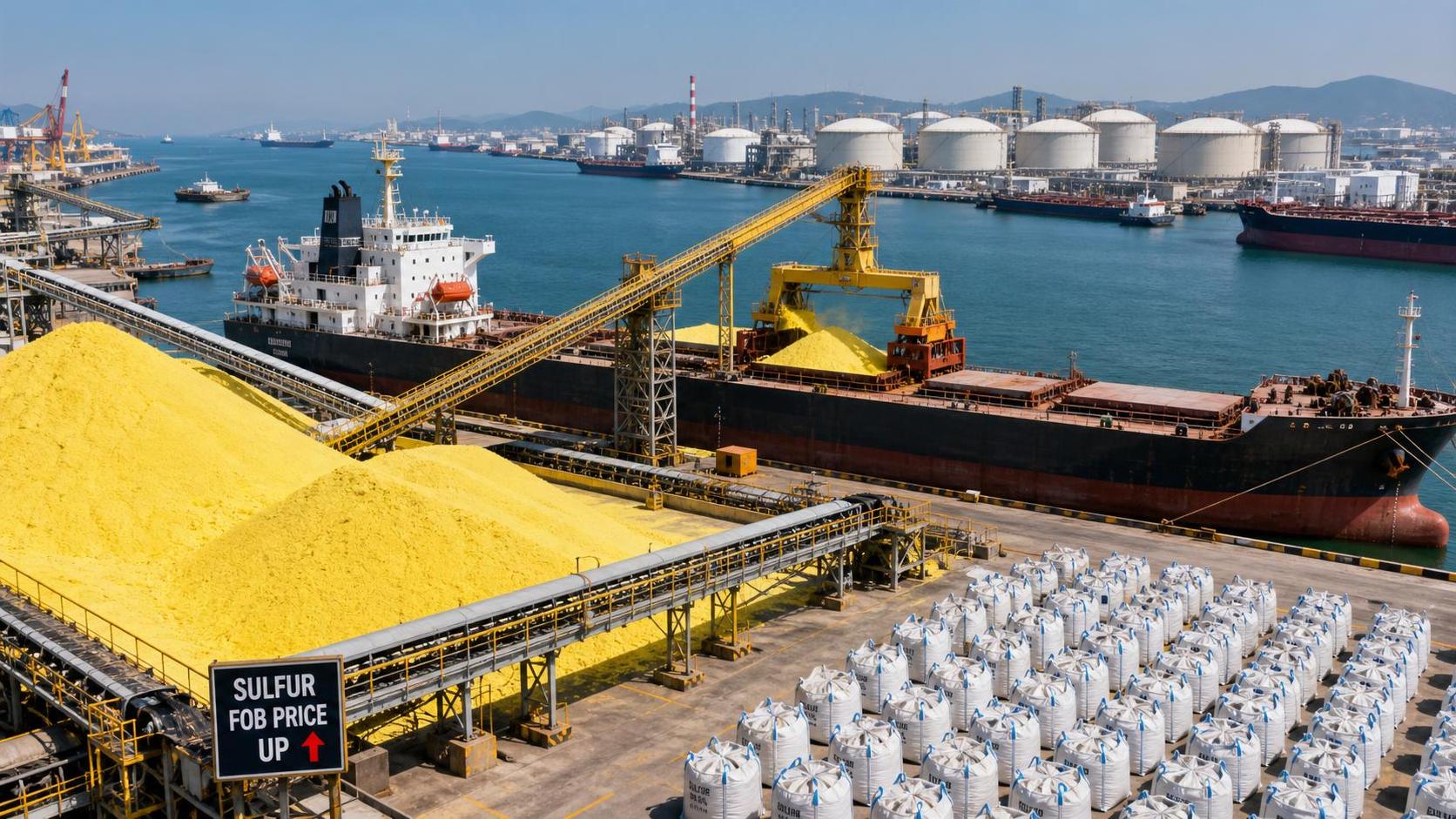 ADNOC Raises Sulfur FOB Price to Record $860/t