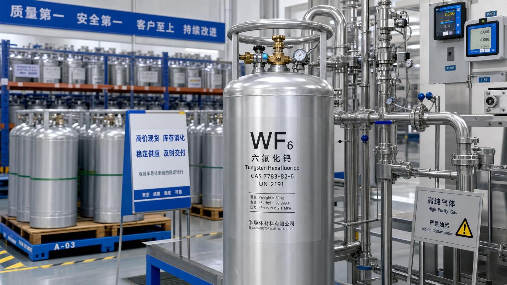 WF6 Spot Price Tops RMB 1.1M/Ton as AI Chipmakers Pause Orders