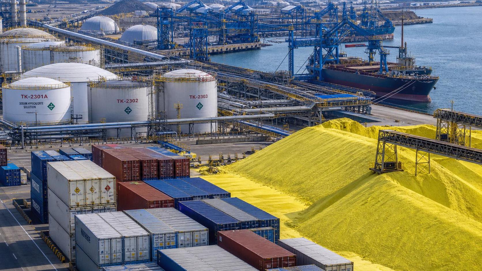ADNOC Sulfur FOB Spike Pressures Chlor-Alkali Export Pricing