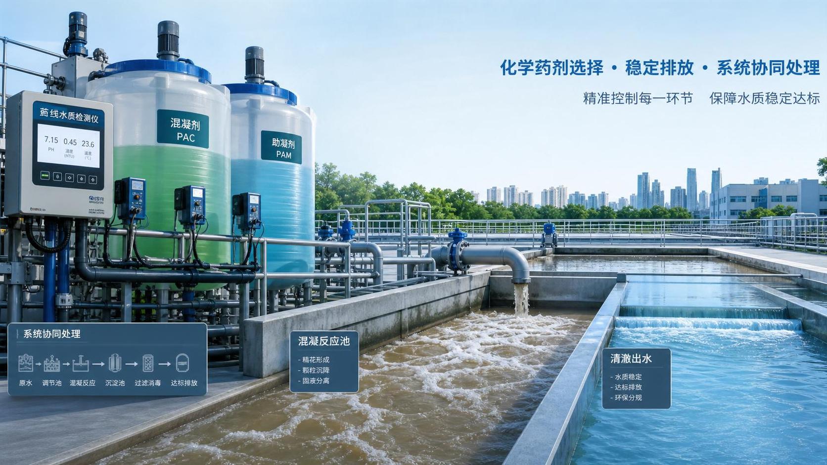 Wastewater Purification Chemicals: Choosing the Right Treatment for Stable Effluent Quality
