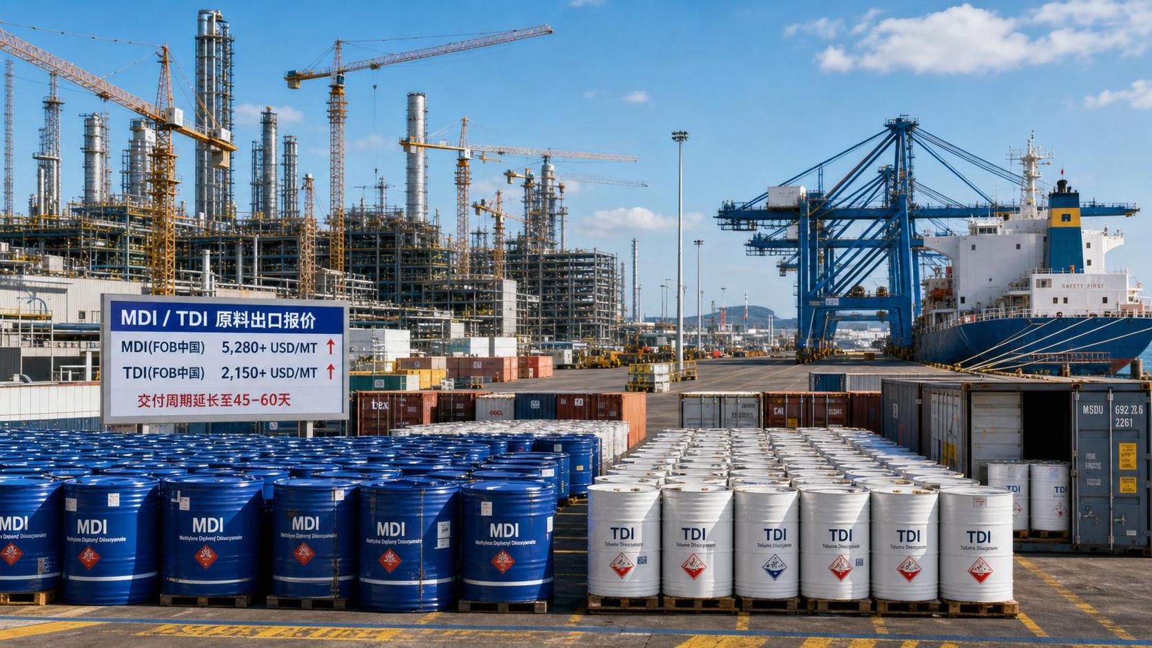 Middle East Buildout Lifts China MDI/TDI Export Offers