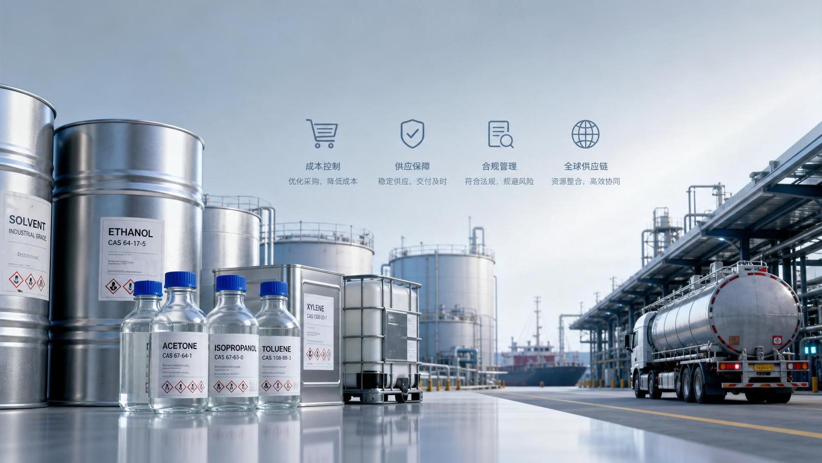 Chemical Sourcing Guide for Solvents: Cost and Supply Risks