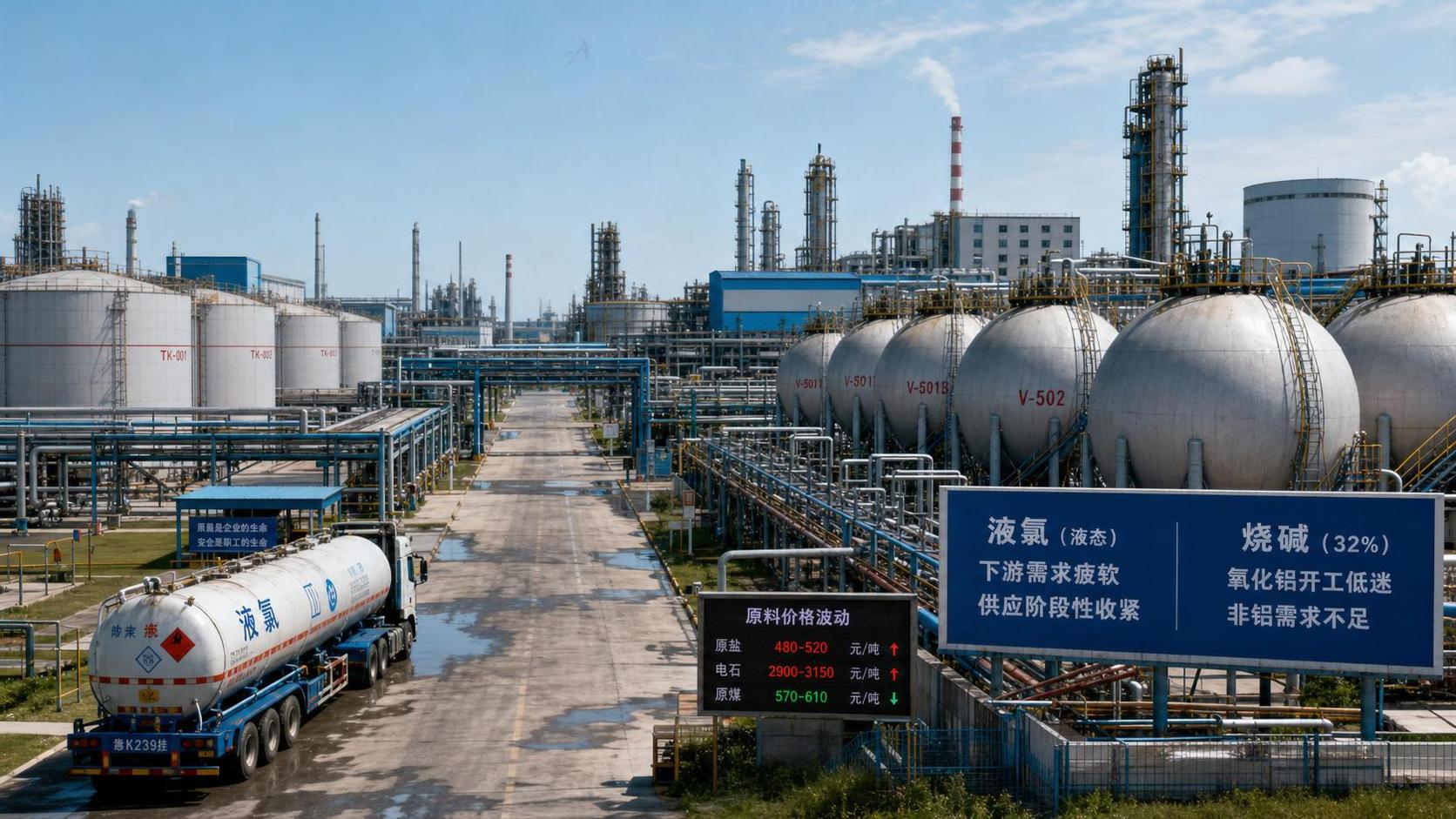 North China Chlor-Alkali Runs at 65%, Tightening Caustic Soda Supply