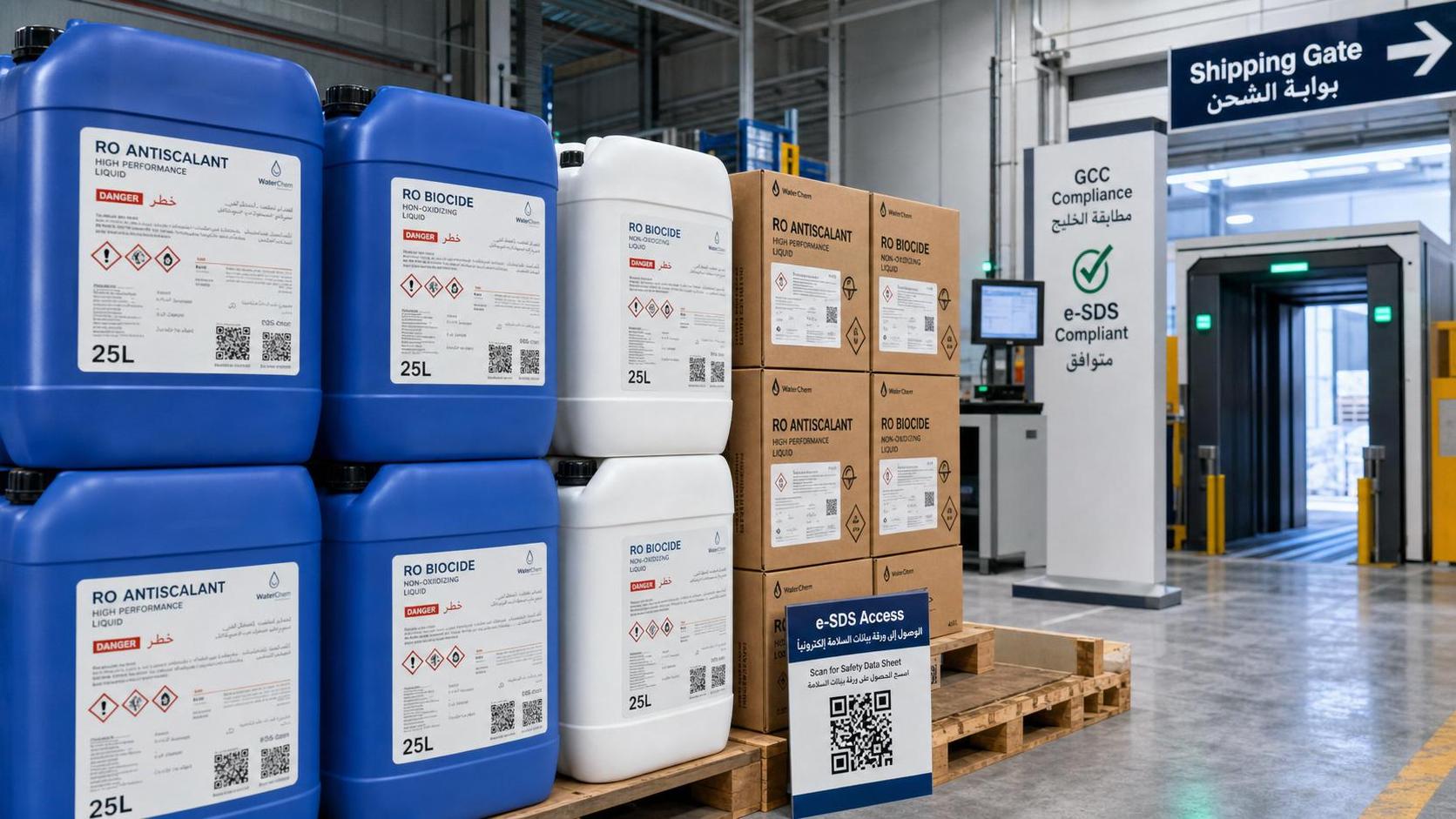 GCC Rule Adds e-SDS Labels for RO Chemicals