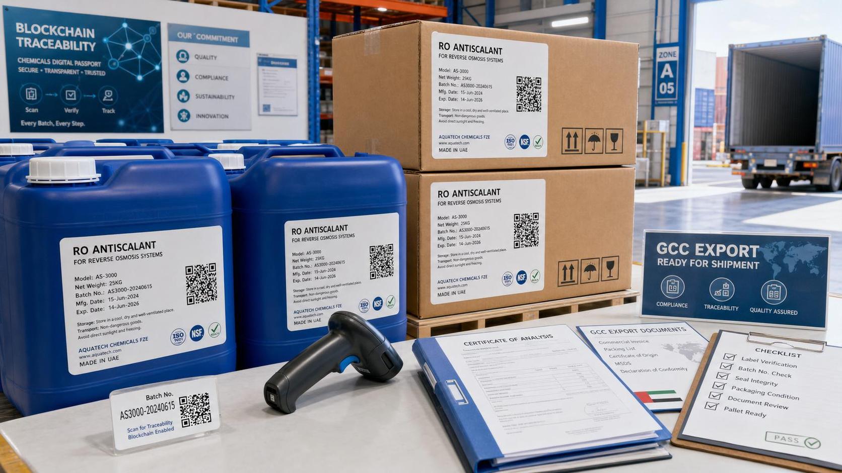 GCC e-SDS 2.0 Mandates Blockchain QR Codes for RO Antiscalants