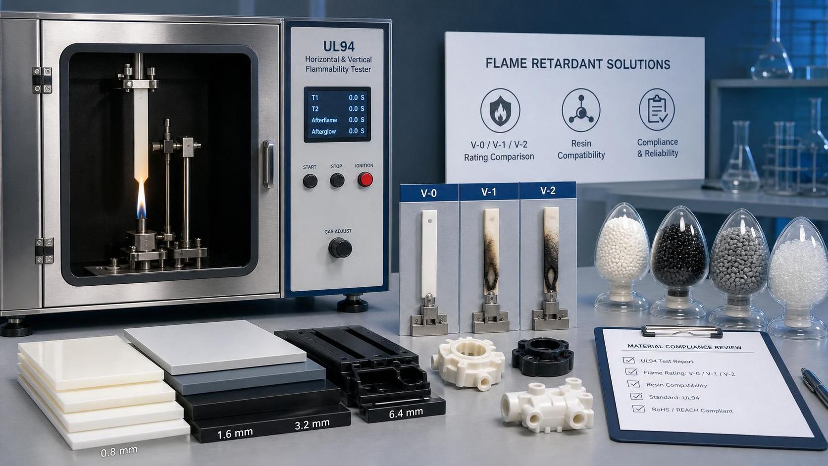 UL94 Flame Retardants: Key Ratings, Resin Fit, and Compliance Risks