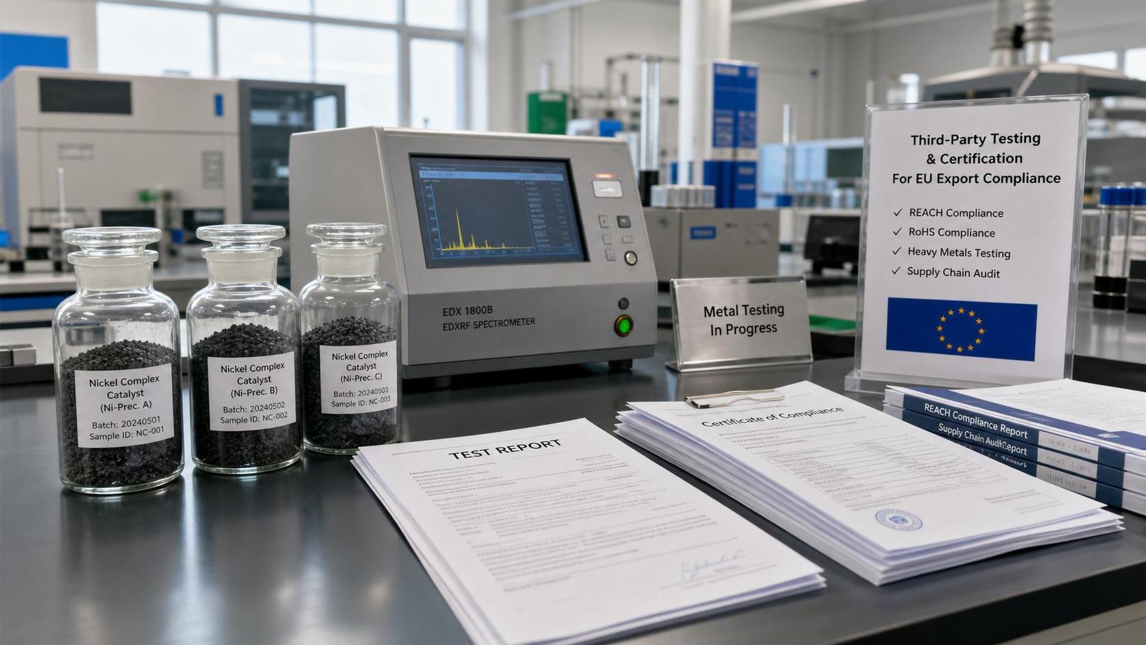 ECHA Draft REACH Revision Targets Nickel Catalyst Testing