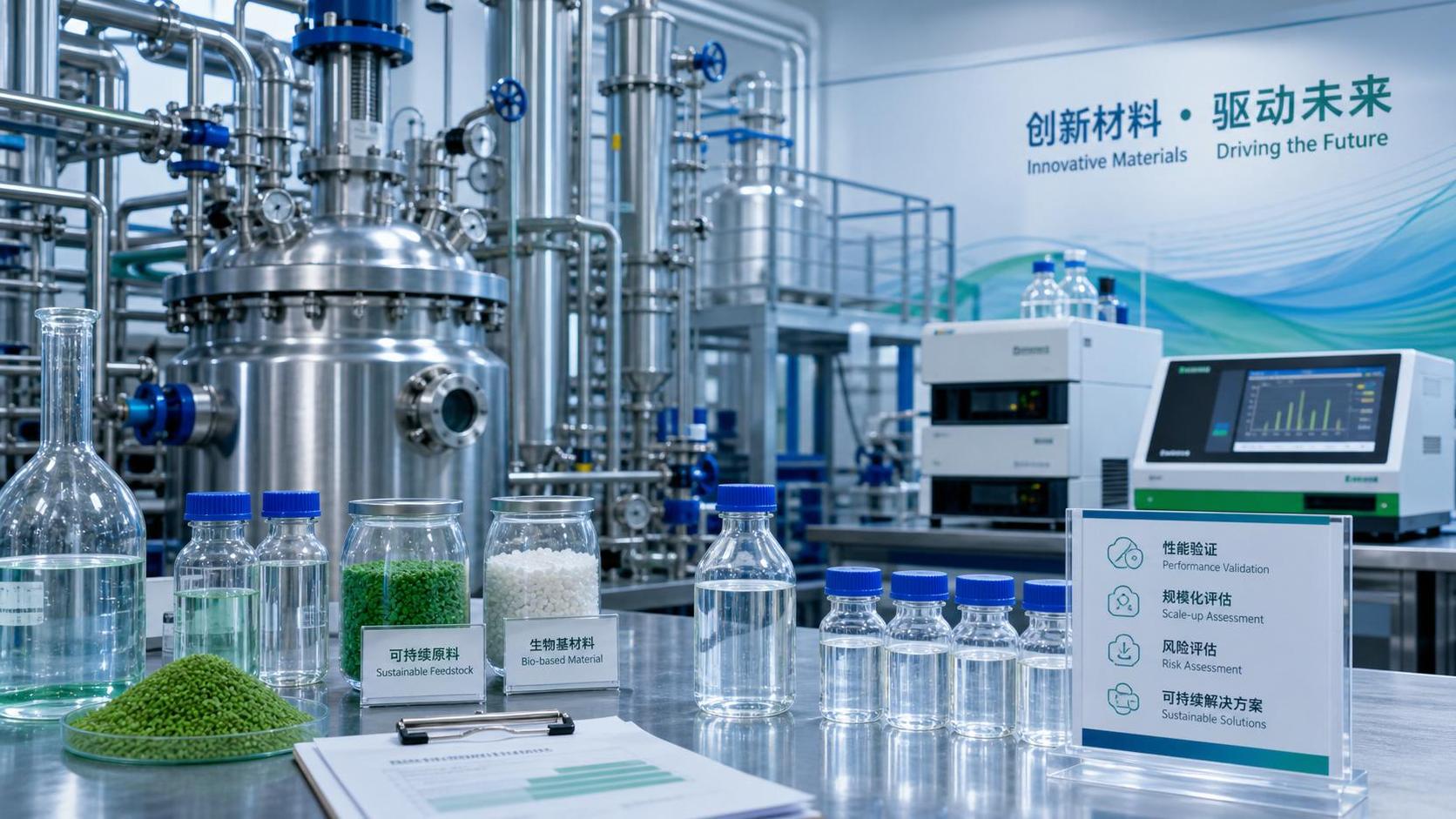 Sustainable Materials in Industrial Chemical Development: Performance, Cost, and Scale-Up Risks