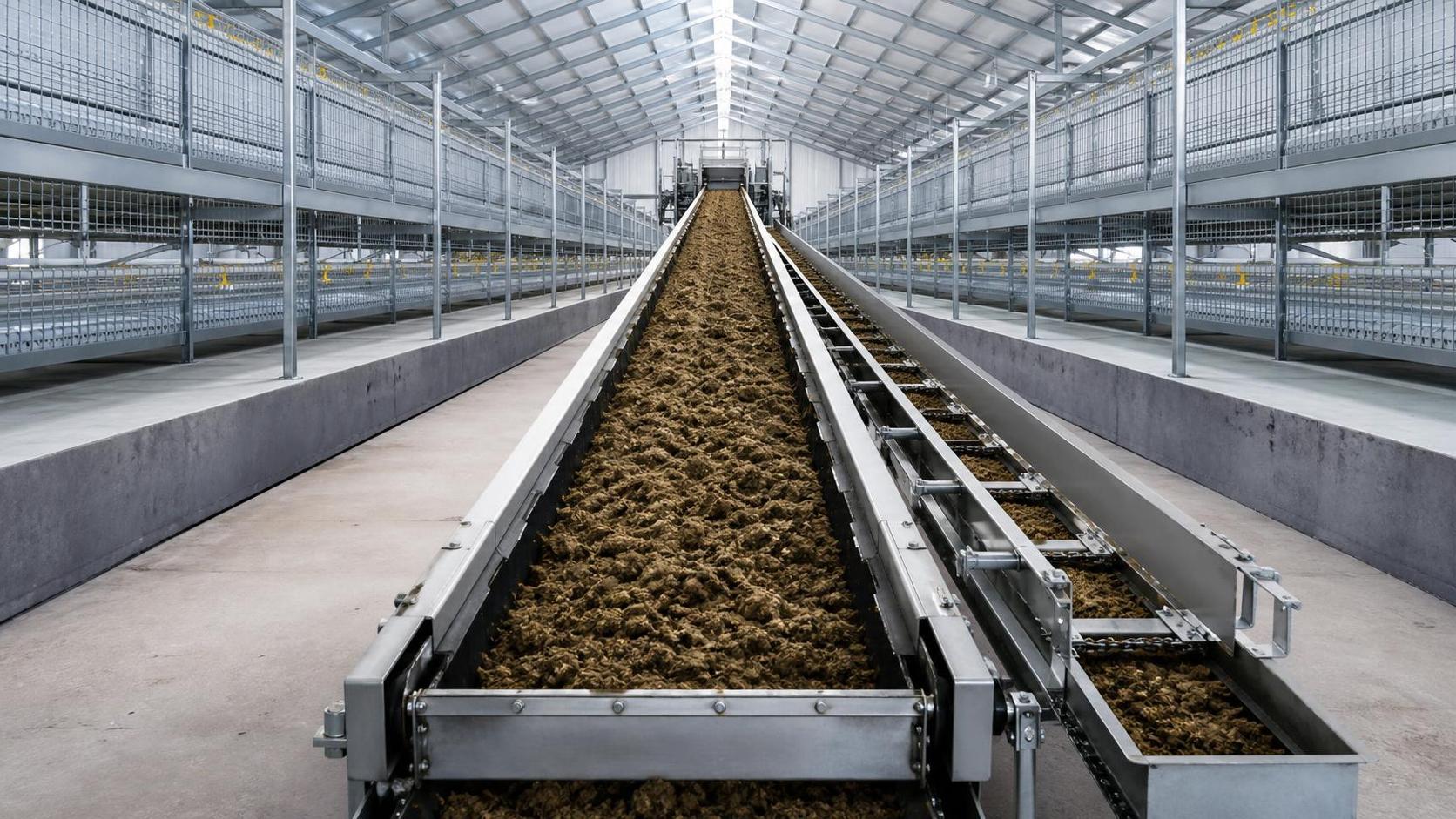How Belt and Scraper Systems Affect Poultry Manure Removal Efficiency