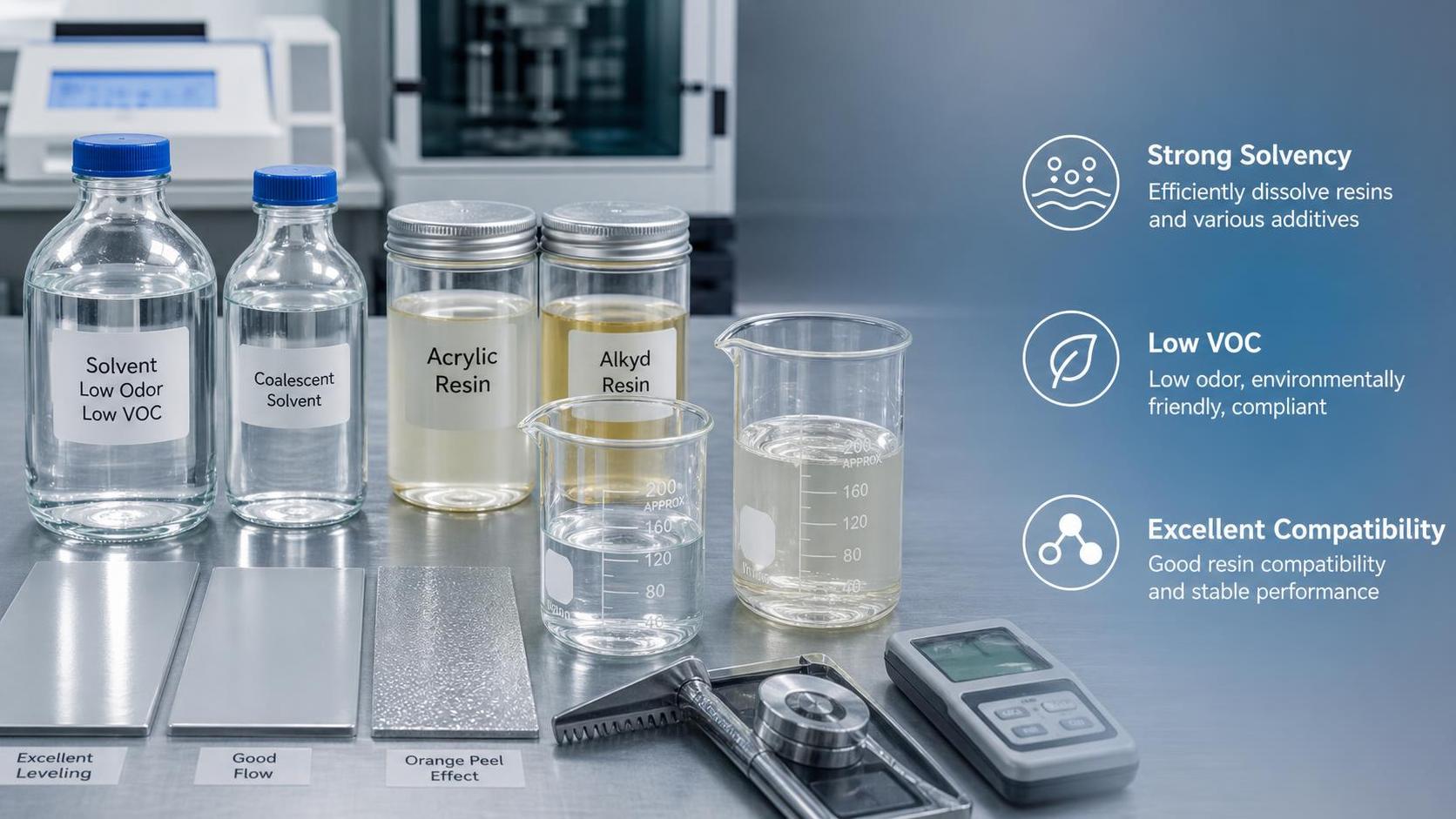 How to Evaluate Basic Organic Chemicals for Coatings by Solvency, VOC, and Resin Compatibility
