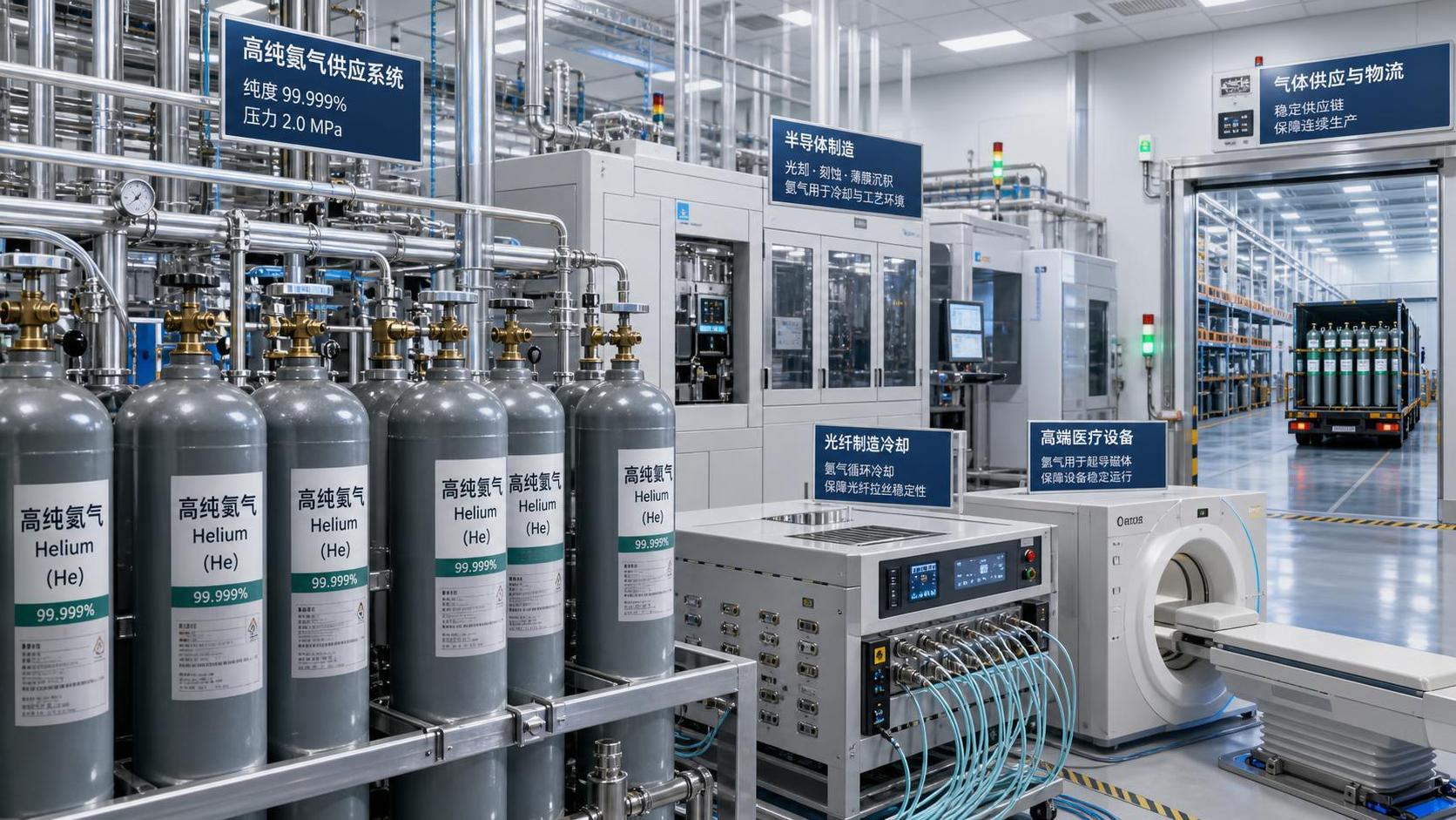China Imposes Temporary Export Ban on Helium, Pressuring Semiconductor and Fiber Supply Chains