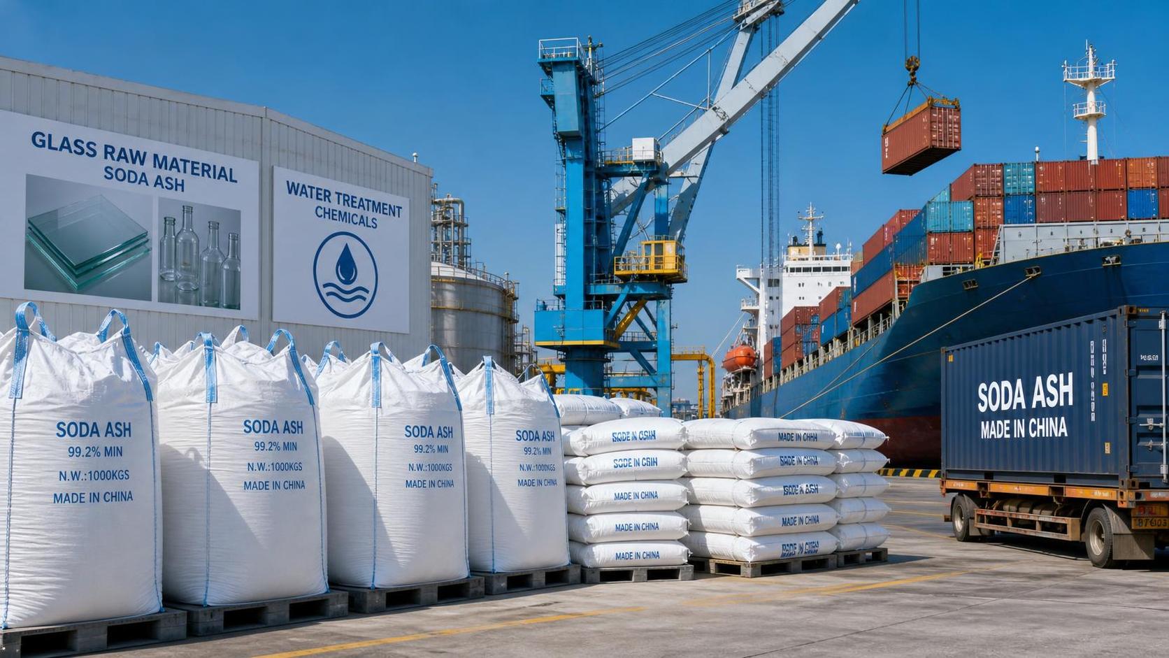 China Soda Ash Export Offers Cut to USD 285/t FOB as Pricing Pressure Builds