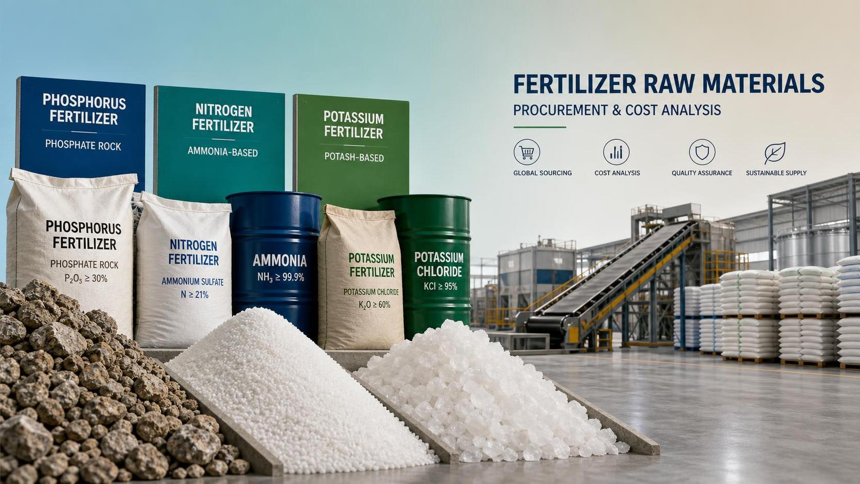 Which fertilizer raw materials for NPK have the biggest impact on cost