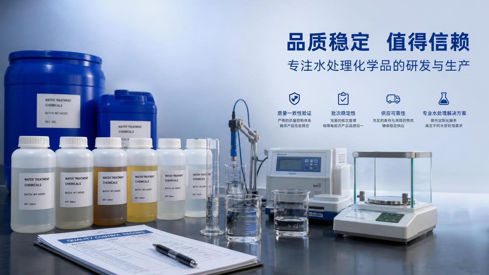 How to verify quality consistency from a water treatment additives supplier