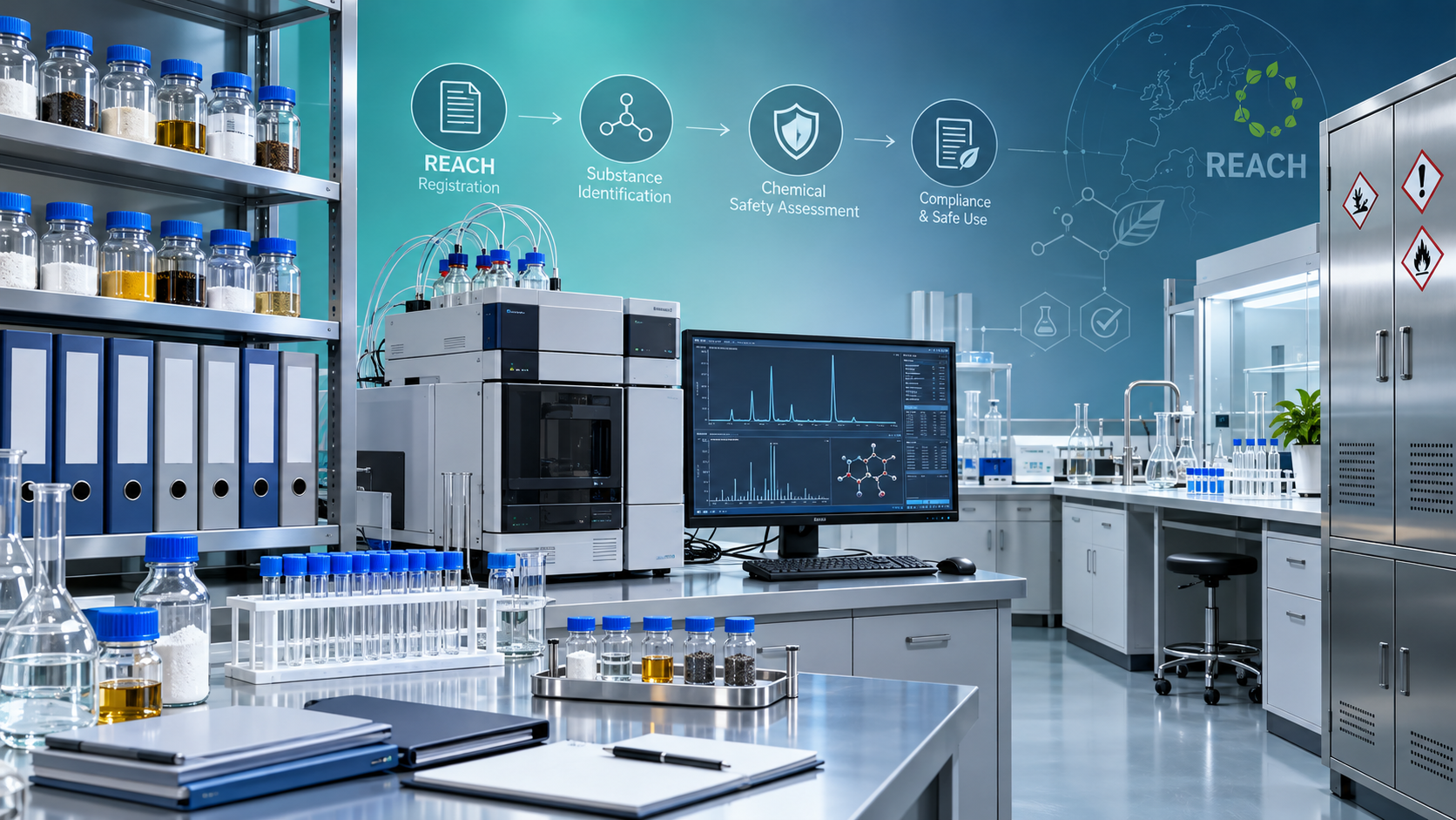 What absolute eco-compliance documentation is needed for REACH registration