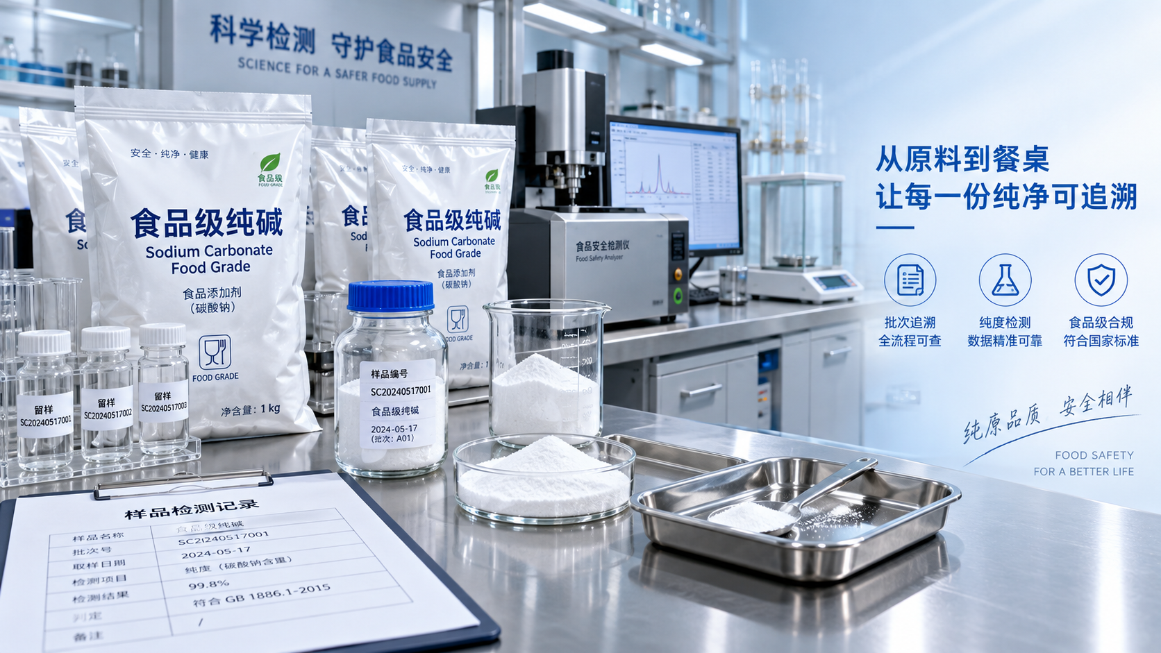 How to verify food-grade soda ash meets food safety specifications