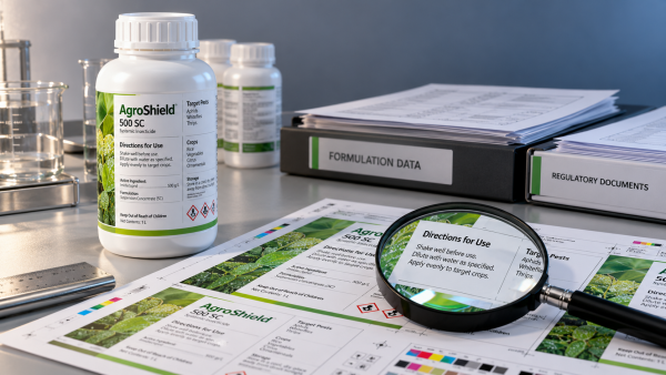 What does EPA check during pesticide registration label review?