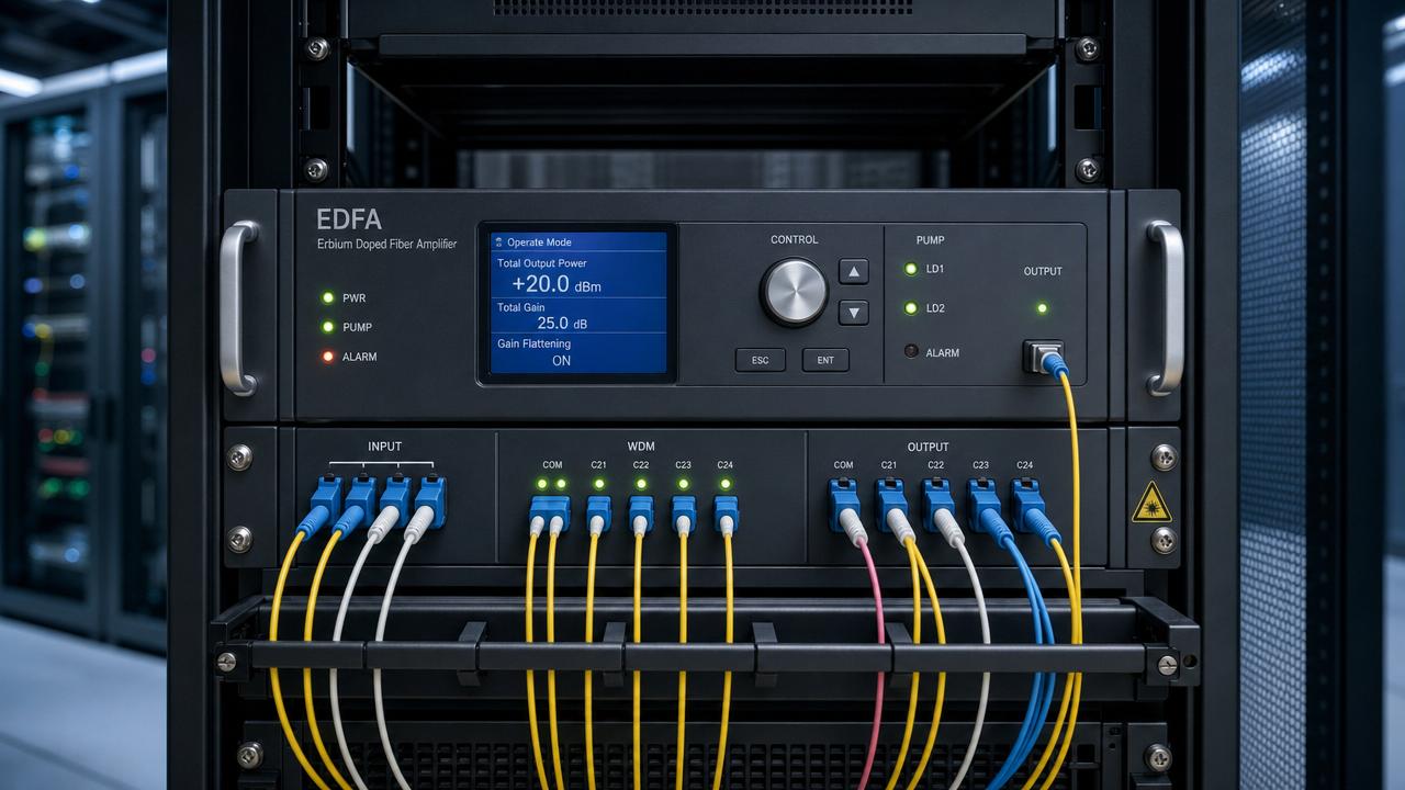 EDFA Amplifiers Gain Control: Key Methods, Trade-Offs, and When to Use Each