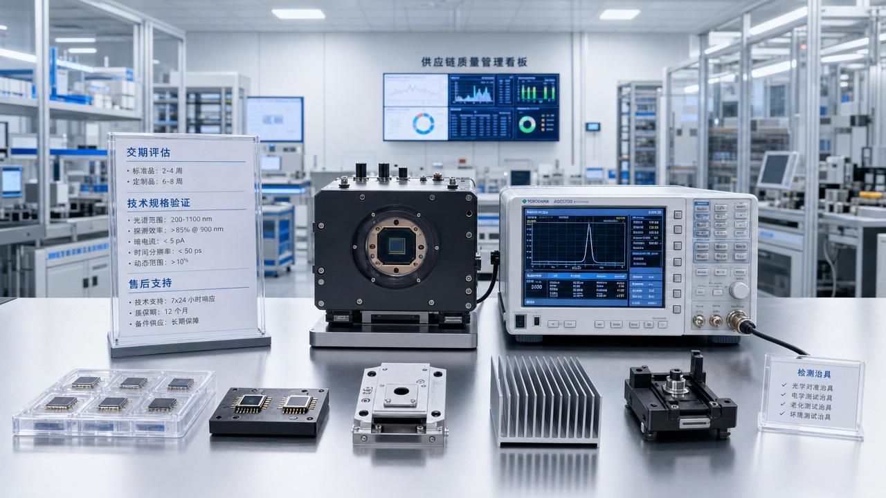 How to Evaluate a Photon Detection Supplier for Lead Time, Specs, and Support